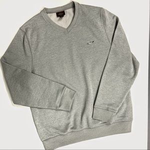 Greg norman v neck sweatshirt golf large